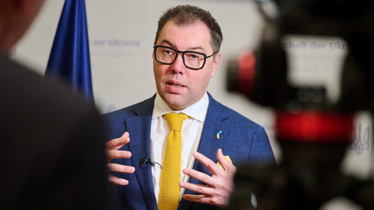 Der ukrainische Botschafter&nbsp;Oleksii Makeiev appellierte bei Maybrit Illner an Europa und setzt auf europ&auml;ische Geschlossenheit im Kampf gegen Russland. (Foto)