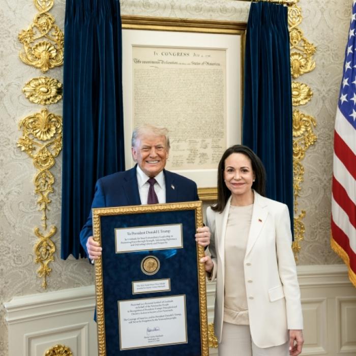 Friedensnobelpreis-Wirbel – Machado überreicht US-Präsidenten ihre Medaille