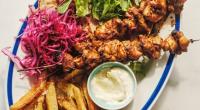 Rezept für Griechische Hähnchenspieße aus dem Airfryer