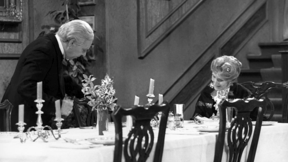 Seit 1963 unbestrittener Silvesterkult: "Der 90. Geburtstag oder Dinner for One" mit Freddie Frinton und May Warden. (Foto)
