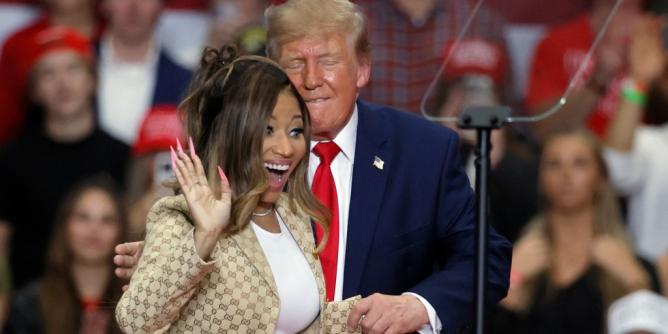 Donald Trump und Nicki Minaj