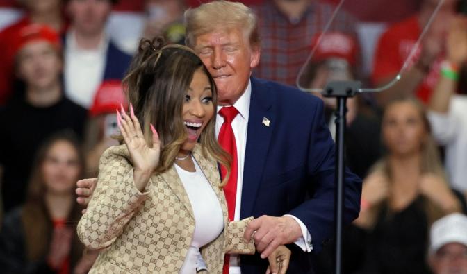 Donald Trump und Nicki Minaj