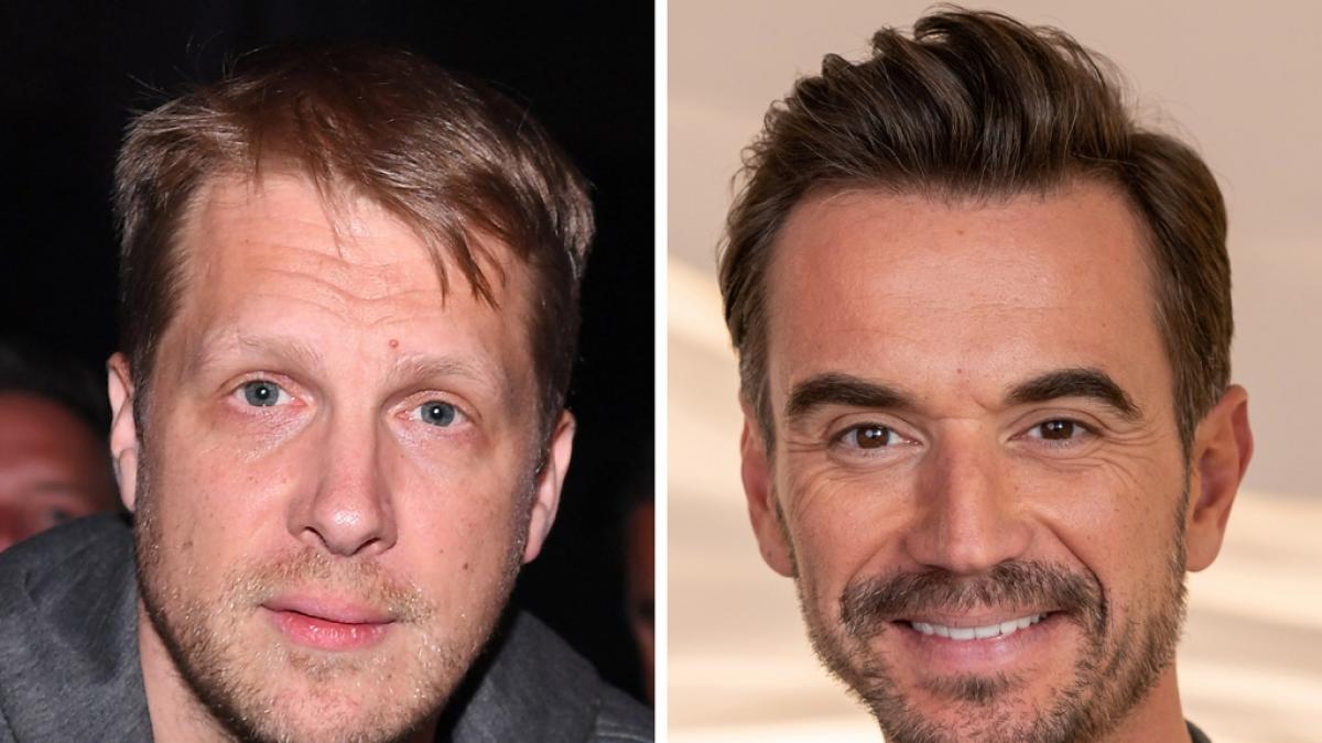 F&uuml;r das "Traumschiff" standen Oliver Pocher und Florian Silbereisen gemeinsam vor der Kamera. (Foto)