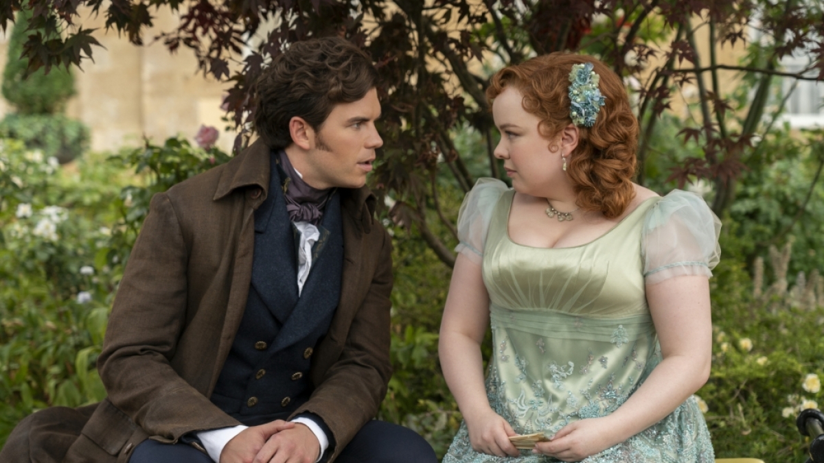 In der 3. Staffel von "Bridgerton" dreht sich diesmal alles um Colin und Penelope. (Foto)