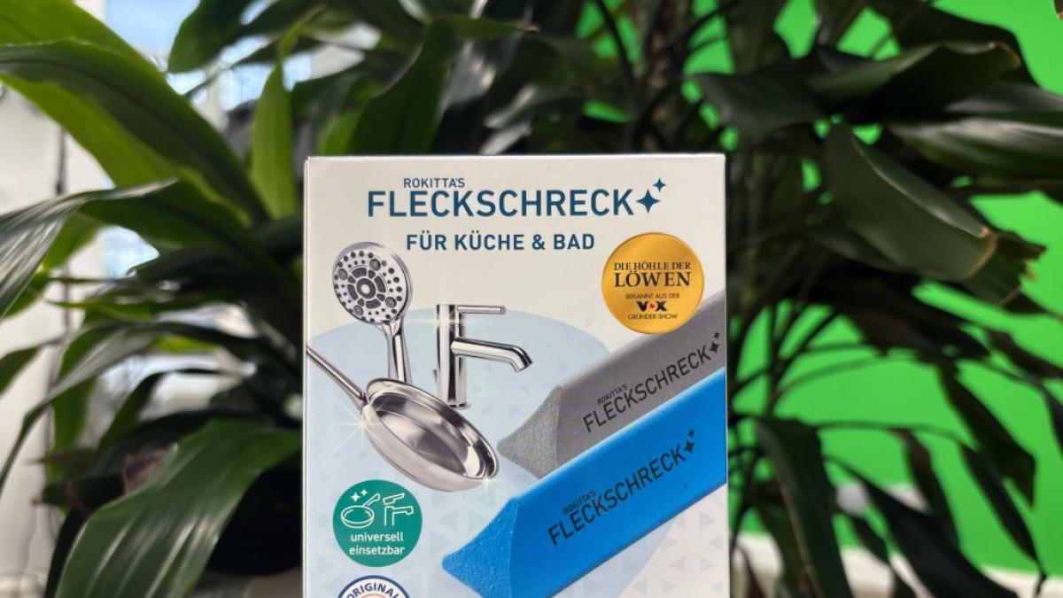 Rokkita's Fleckschreck soll Kalk und Ablagerungen schnell entfernen. (Foto)