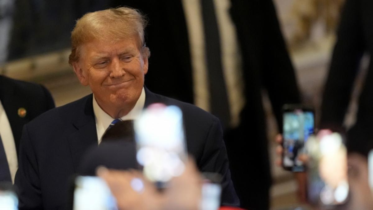 Donald Trump hat wieder einmal gegen Joe Biden ge&auml;tzt. (Foto)