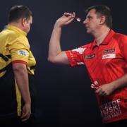 Im Achtelfinale der Darts-WM 2021 musste sich der 
