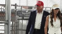 Donald Trump zeigte sich begeistert von den Reitkünsten seiner Ministerin Kristi Noem.