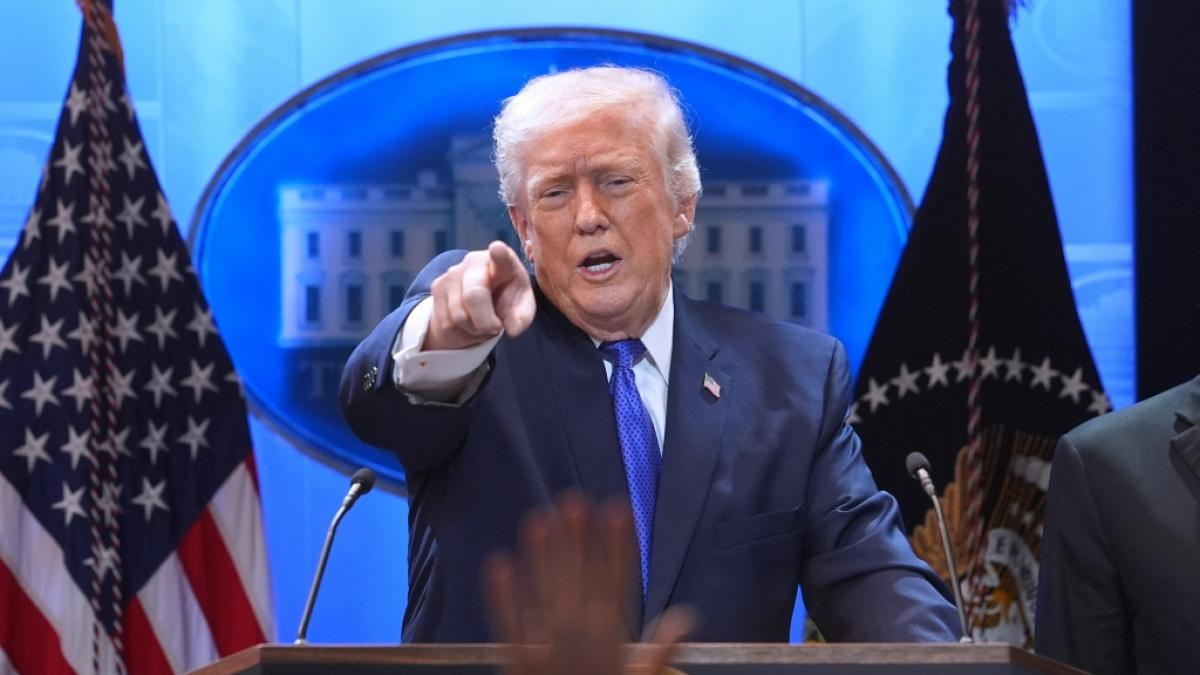 Donald Trump reagierte w&uuml;tend, nachdem der Oberste Gerichtshof seine Strafz&ouml;lle kippte. (Foto)