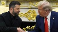Donald Trump (rechts) gibt Tausende Marschflugkörper im Ukraine-Krieg frei.