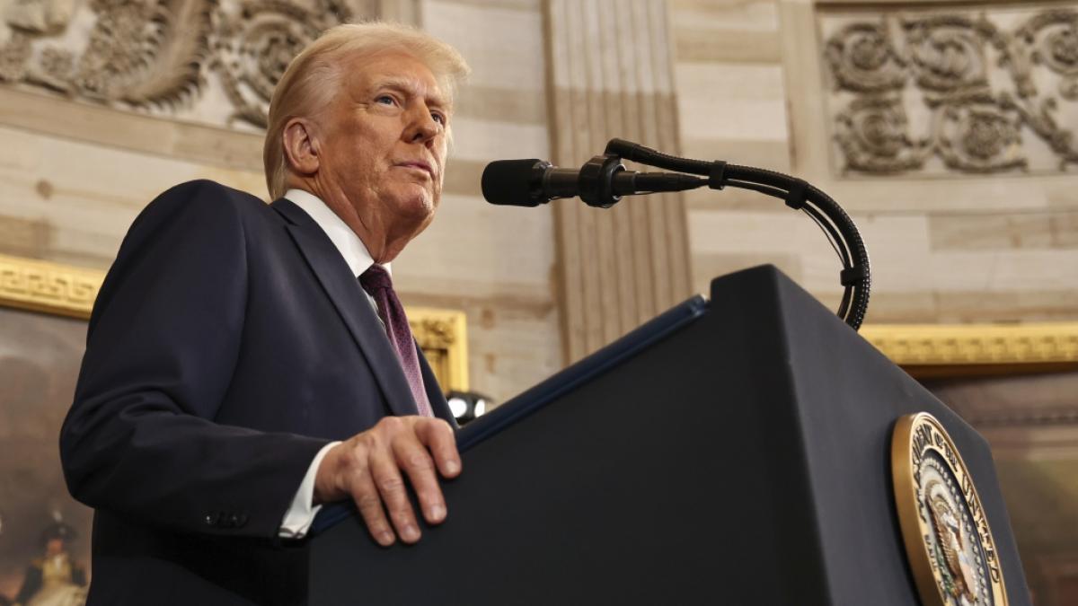 Bei der Live-&Uuml;bertragung der Trump-&Uuml;bertragung kam es auf dem deutschen TV-Sender Phoenix zu einer kuriosen Panne. (Foto)