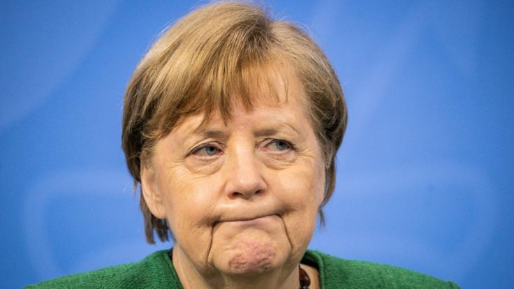 Merkel und die Minister trafen sich am Montag um den Oster-Lockdown zu besprechen.