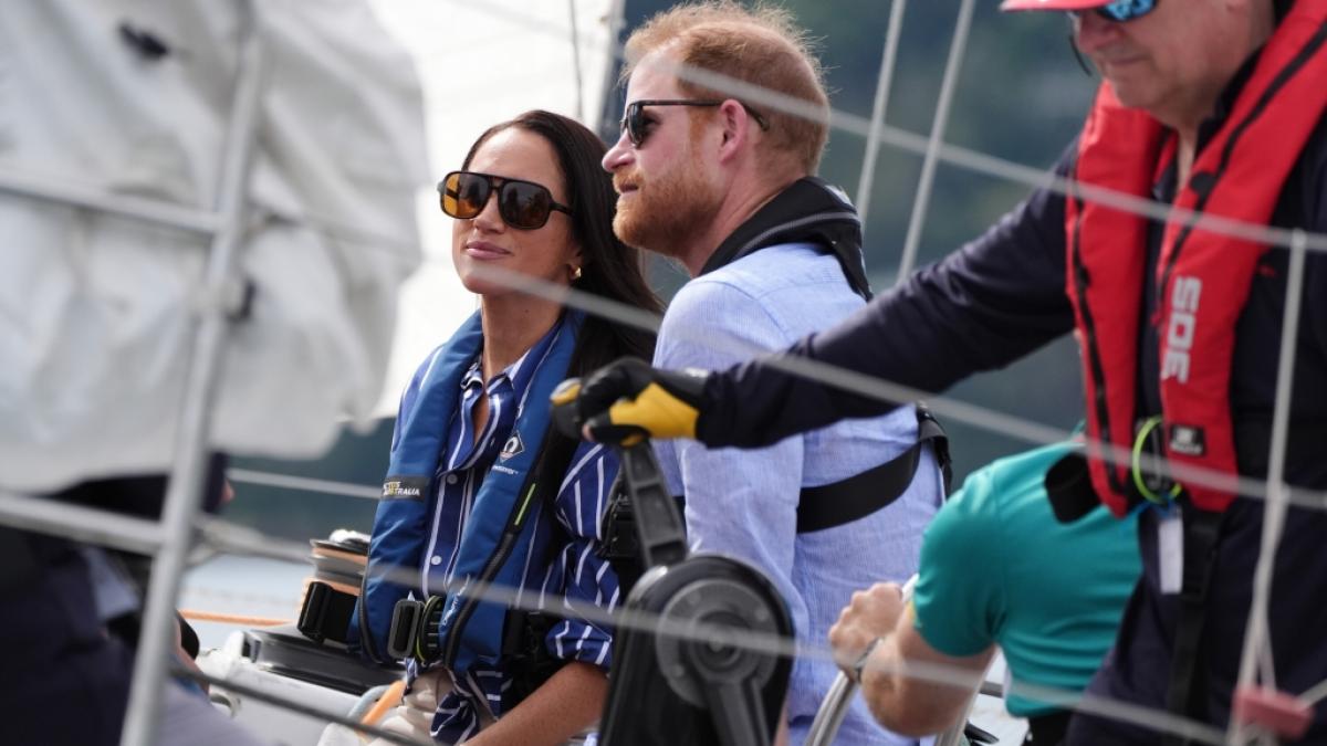 Prinz Harry und Meghan Markle, hier w&auml;hrend ihrer Australien-Riese im April 2026, sollen bereits damit lieb&auml;ugeln, Gro&szlig;britannien wieder zu verlassen. (Foto)