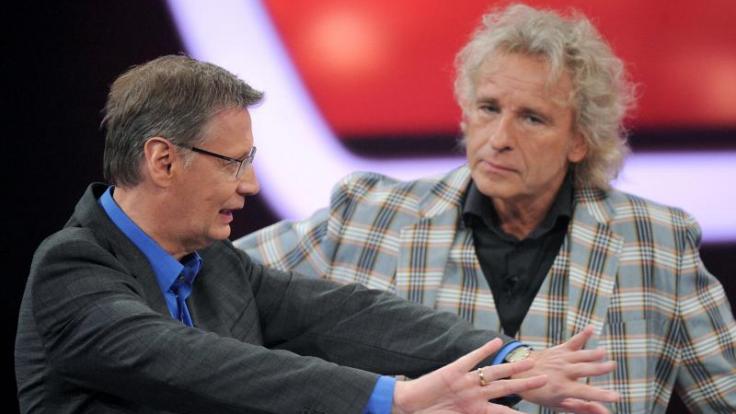 Kult-Moderatoren und Freunde: Günther Jauch und Thomas Gottschalk