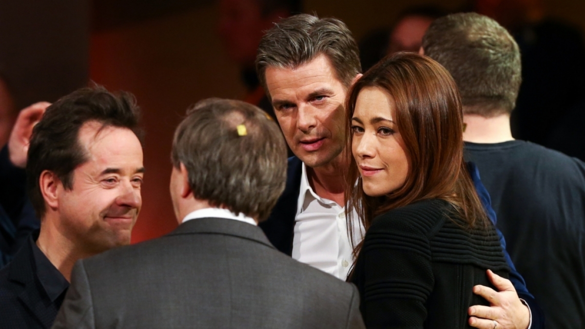 Markus Lanz zusammen mit seiner Frau nach dem Ende von Wetten, dass..? (Foto)