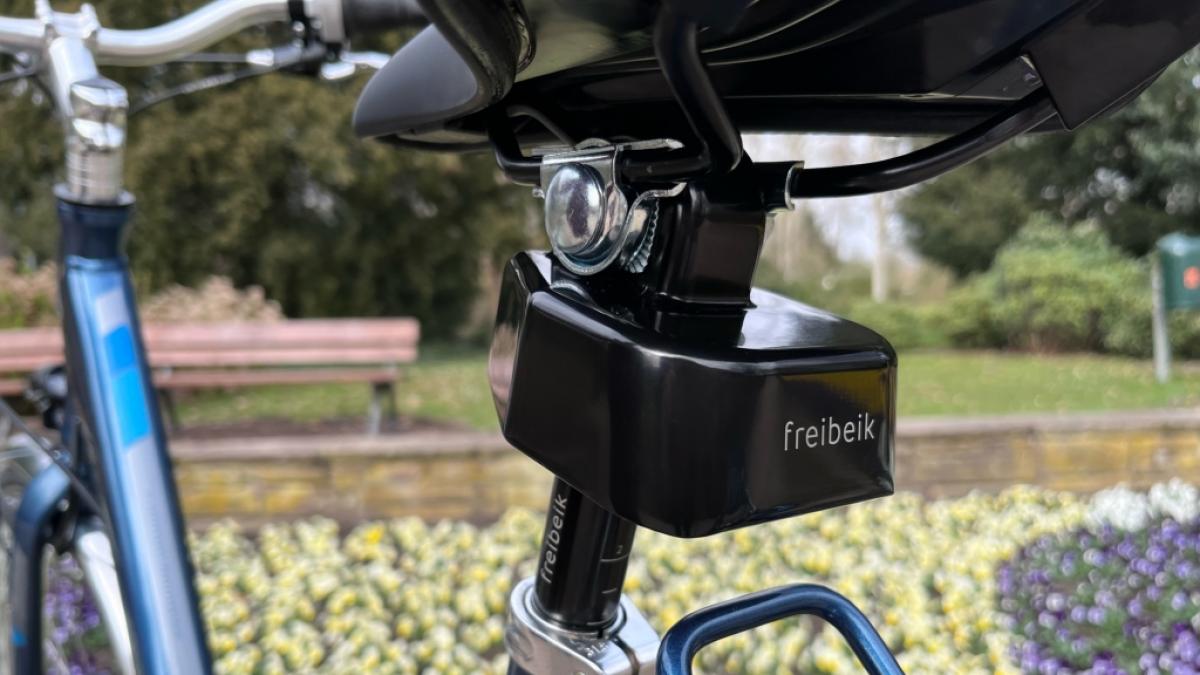 Das freibeik-Sattelgelenk erm&ouml;glicht mehr Bewegungsfreiheit beim Fahrradfahren. (Foto)