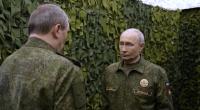 Wladimir Putin trifft sich mit dem russischen Generalstabschef General Waleri Gerassimow.
