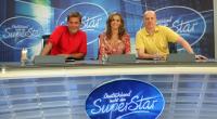 In der 3. Staffel (2005/2006) bewerteten Sylvia Kollek und Heinz Henn (r., beide Musikmanager) neben Dieter Bohlen die Leistung der DSDS-Kandidaten.