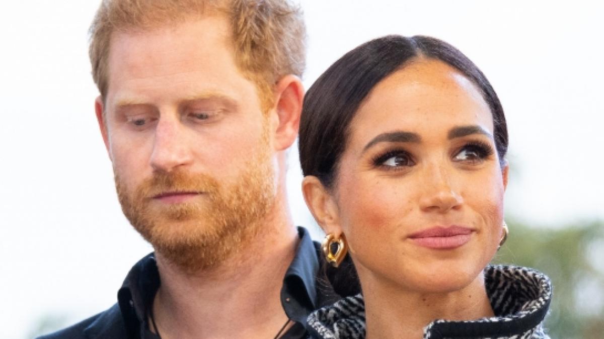 Ein Royals-Experte glaubt, dass Prinz Harry abh&auml;ngig von Meghan Markle ist. (Foto)