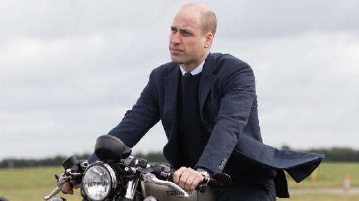 Prinz William gilt als großer Motorrad-Fan.
