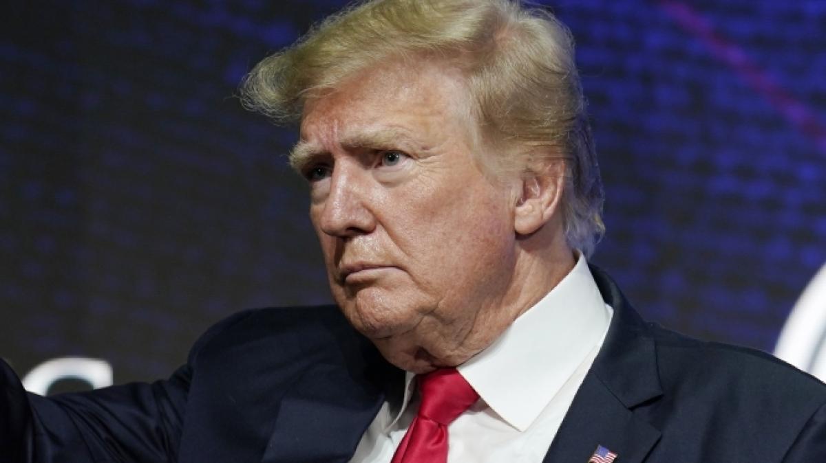 Donald Trump fliegt jetzt zum Mond. (Foto)