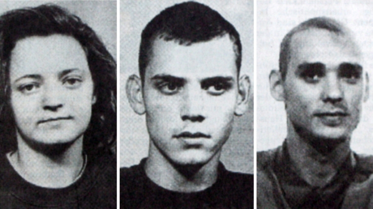 Fahndungsbilder von Beate Zschäpe (v.l.), Uwe Böhnhardt und Uwe Mundlos.