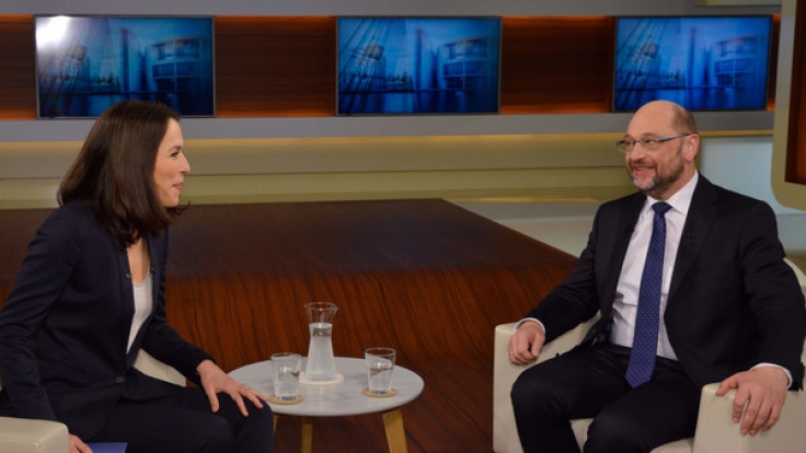 Martin Schulz, designierter Kanzlerkandidat der SPD, im Gespräch mit Anne Will.