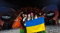Das Kalush Orchestra aus der Ukraine jubelt über den Gewinn des Eurovision Song Contest (ESC).
