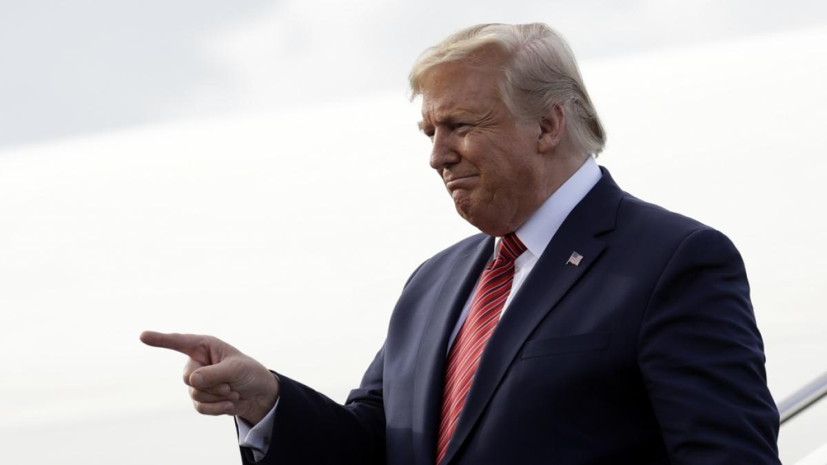 Donald Trumps Sohn hat Joe Biden erneut verspottet. (Foto)