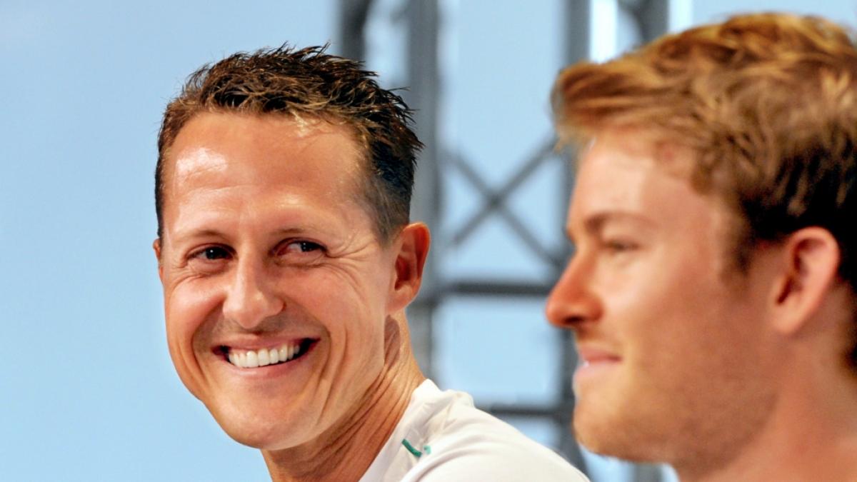 Mit allerlei Tricks versuchte Schumi seinen Teamkollegen kleinzumachen. (Foto)