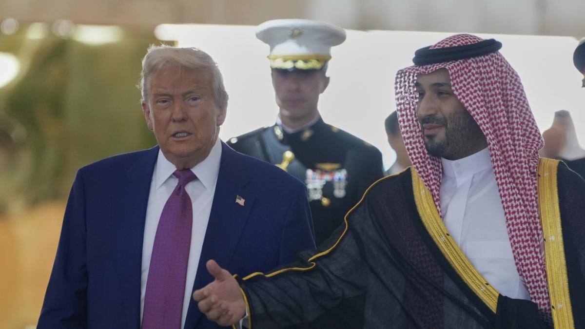 US-Pr&auml;sident Donald Trump (l.) traf sich in Saudi-Arabien mit Kronprinz Mohammed bin Salman (r.) und hatte ausschlie&szlig;lich Lob f&uuml;r ihn &uuml;brig. (Foto)