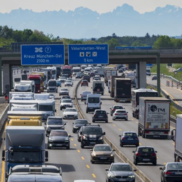 Auf diesen Autobahnen herrscht am Pfingstmontag hohe Staugefahr