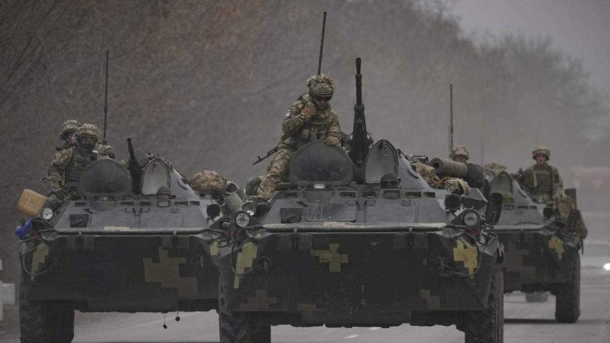 Russische Soldaten haben in Cherson auf unbewaffnete Demonstranten geschossen. (Foto)