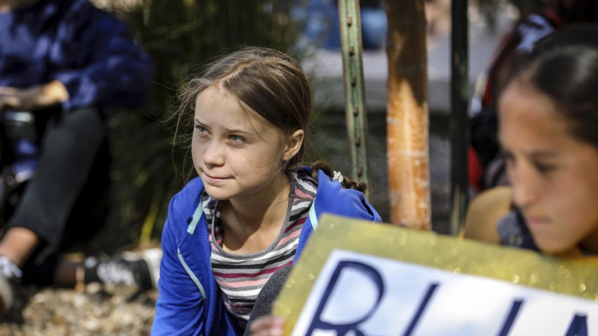 Greta Thunberg, Klimaaktivistin und Sch&uuml;lerin aus Schweden (Foto)