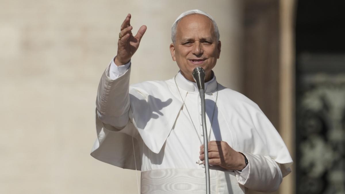 Papst Leo XIV. hat einem Kameramann einen Schlag verpasst. (Foto)