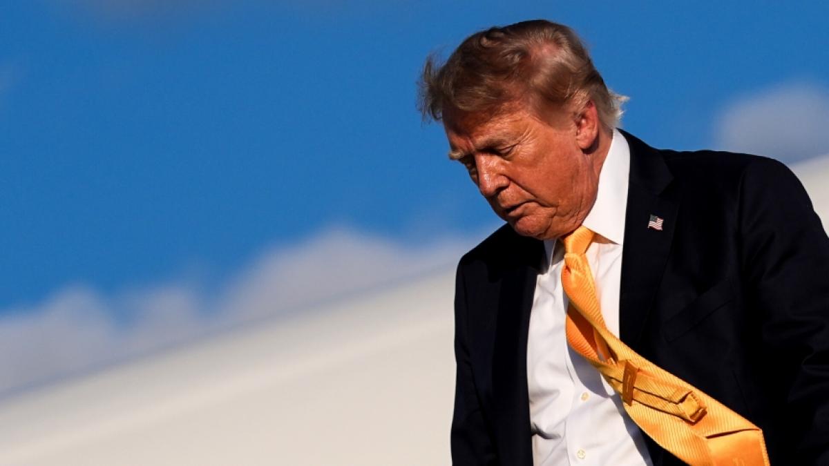 Donald Trumps Auftritt zeigte offenbar nur die halbe Wahrheit. (Foto)