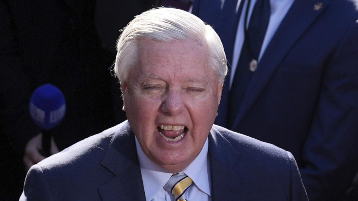 Republikaner Lindsey Graham droht Wladimir Putin. (Foto)