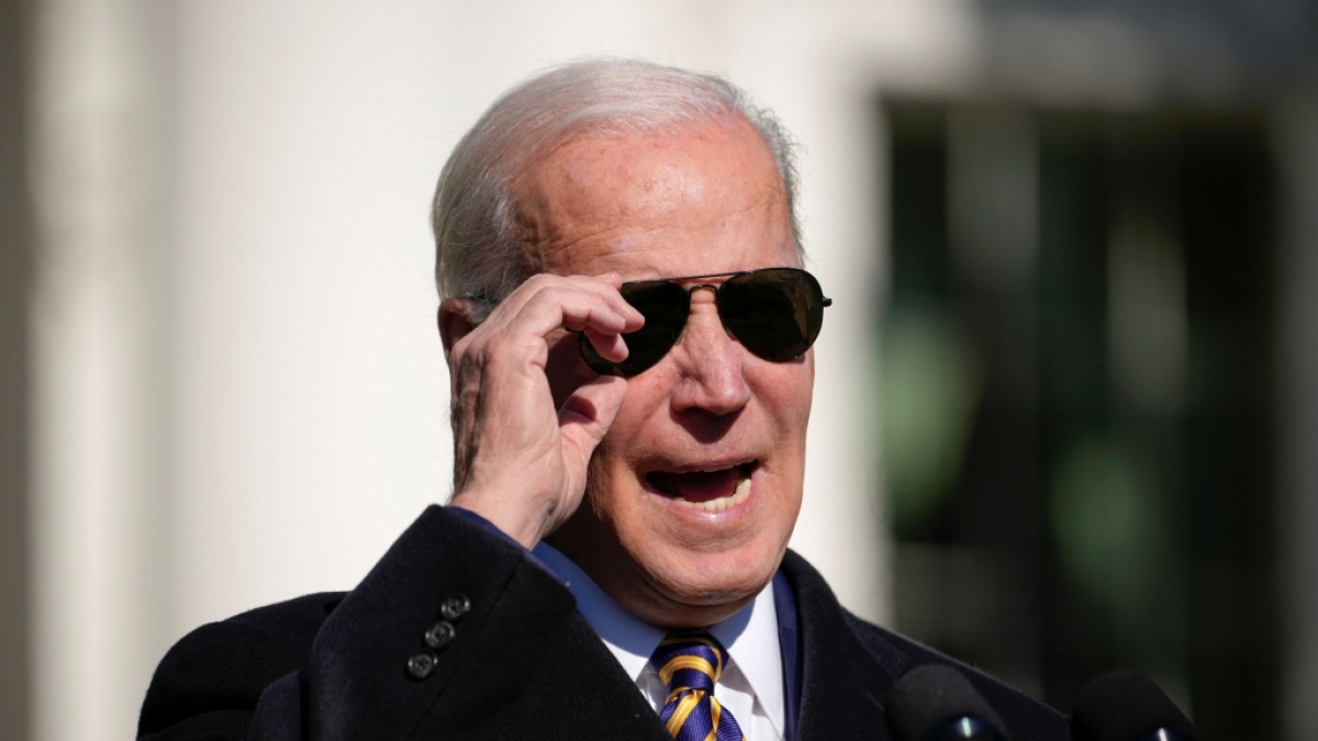 Joe Biden erschreckte Kinder in einem neuen Video. (Foto)