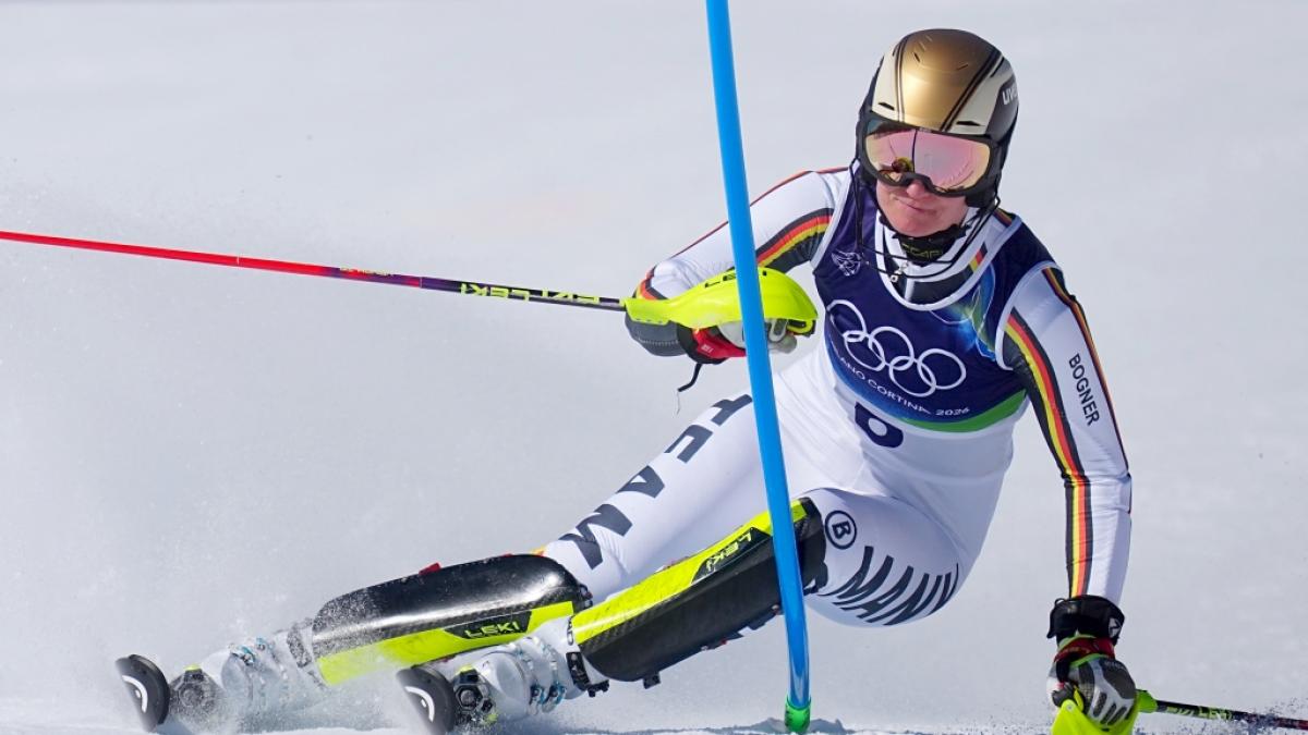 Lena D&uuml;rr zeigte im ersten Slalom-Lauf bei Olympia eine starke Leistung, f&auml;delte jedoch im zweiten Lauf ein. (Foto)