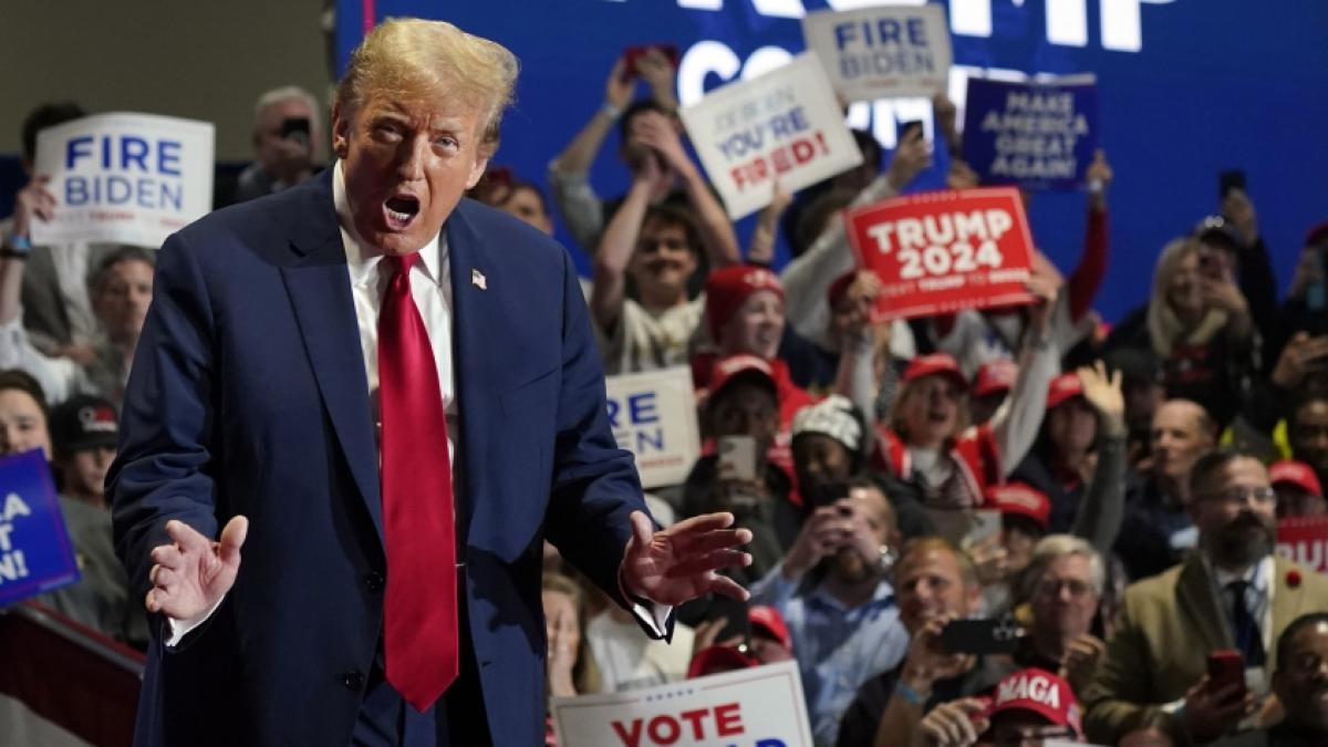 Donald Trump konnte wieder einmal nicht an sich halten. (Foto)