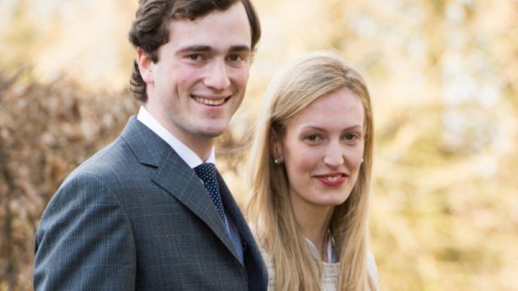Belgium's Prince Amedeo and Italian journalist Elisabetta Maria Rosboch von Wolkenstein