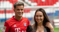Philippe Coutinho kam samt Ehefrau Aine zur Vorstellung beim FC Bayern München.