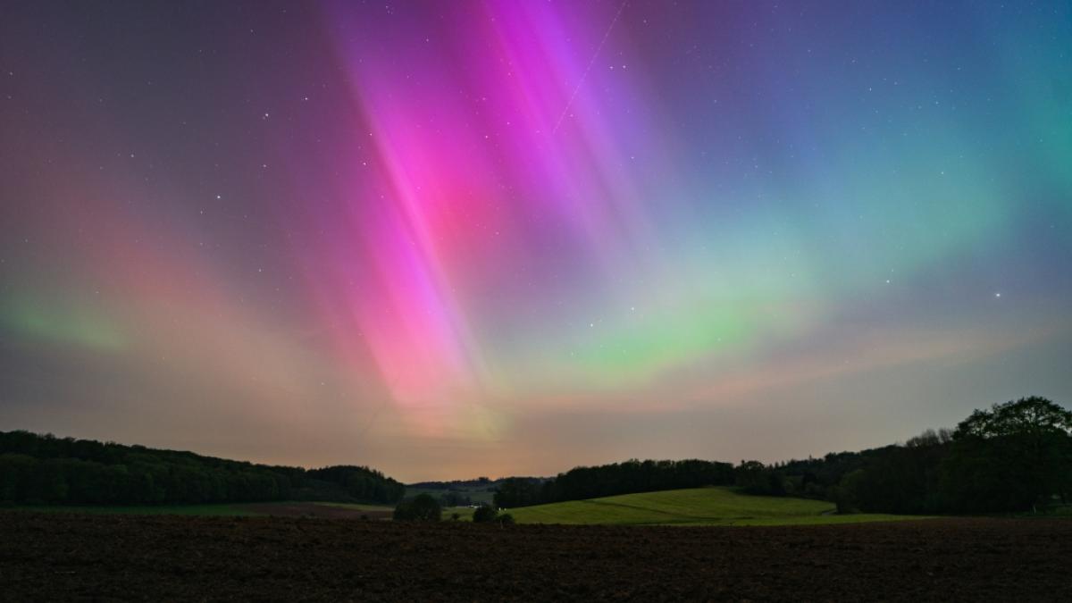 Erneut sind Polarlichter &uuml;ber Deutschland m&ouml;glich. (Foto)