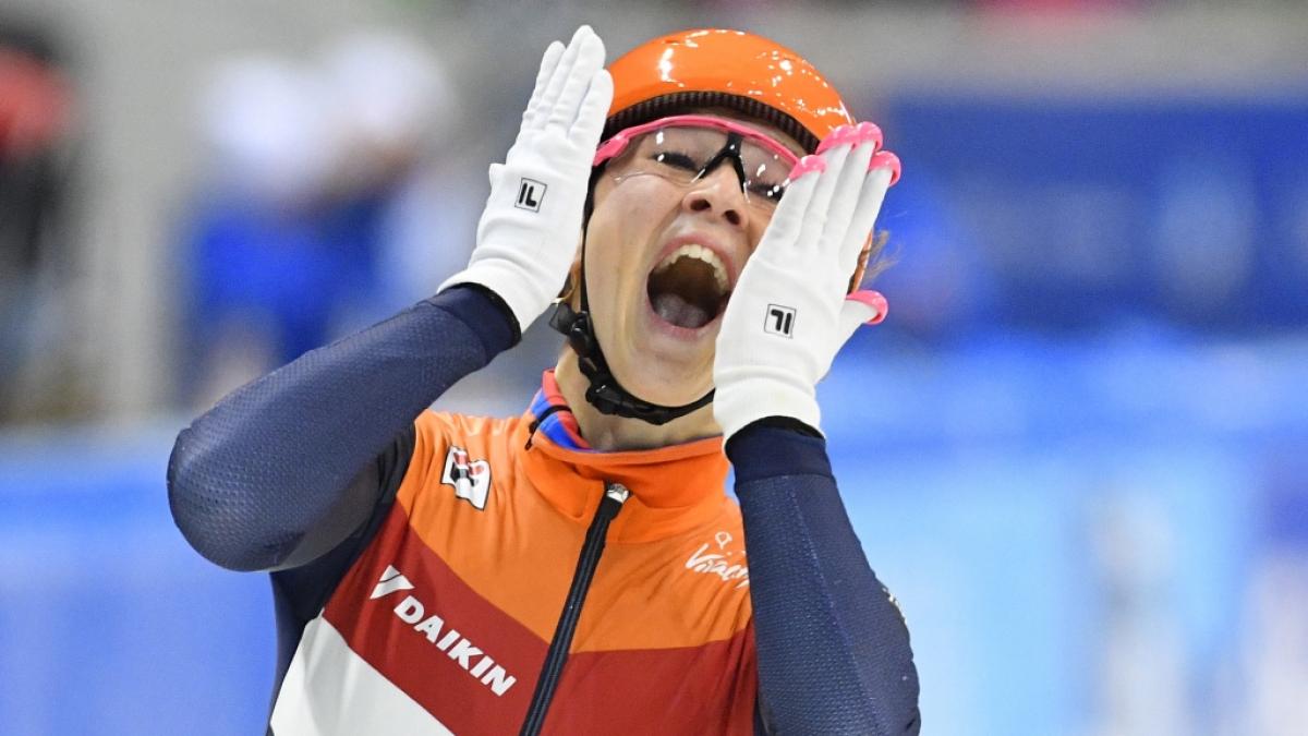 Eisschnelllauf-Star Suzanne Schulting hat im Training einen schockierenden Unfall erlitten und musste im Krankenhaus behandelt werden. (Foto)