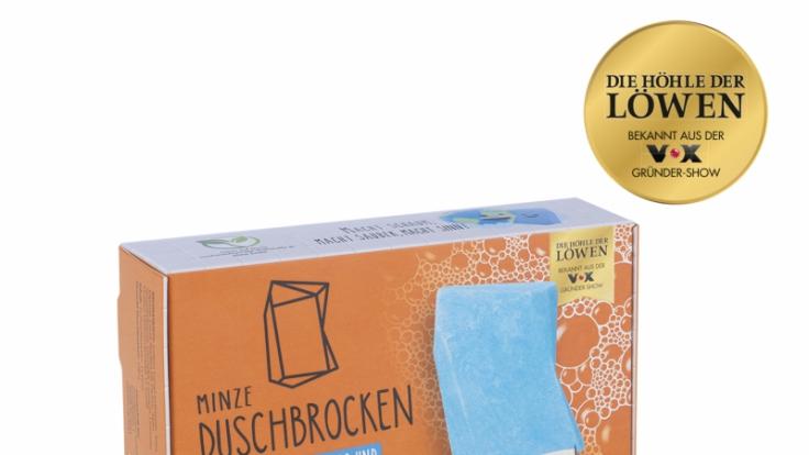 Den Duschbrocken gibt es in drei verschiedenen Duftrichtungen.