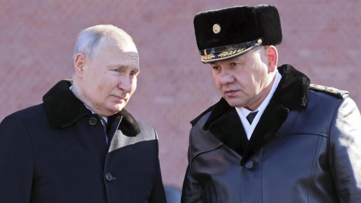 Seit Februar 2022 f&uuml;hrt Wladimir Putin (links) Krieg in der Ukraine. (Foto)