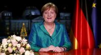 Bundeskanzlerin Angela Merkel (CDU), aufgenommen nach der Aufzeichnung ihrer Neujahrsansprache im Kanzleramt.
