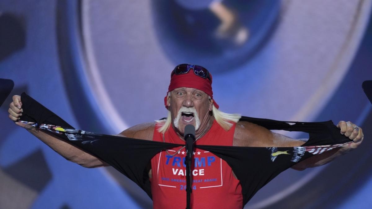 Wrestling-Legende Hulk Hogan unterst&uuml;tzt Donald Trump im Wahlkampf. (Foto)