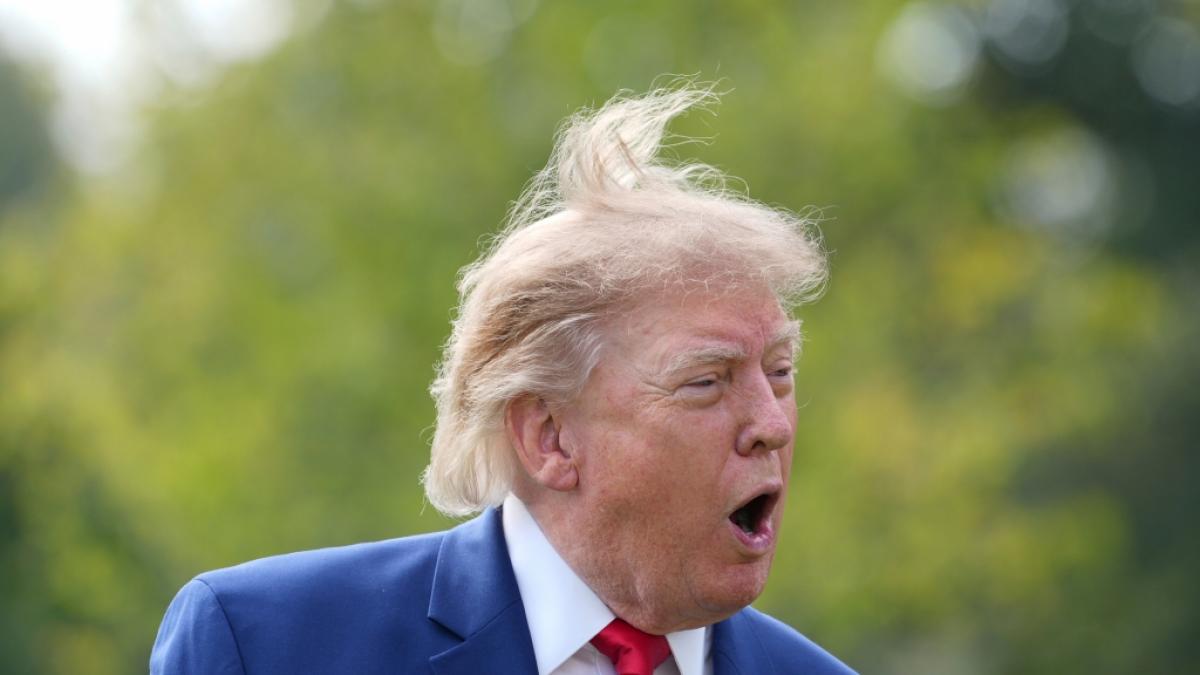 Donald Trump: Bizarrer Auftritt auf Flugplatz &ndash; Nutzer spotten &uuml;ber Video (Foto)
