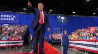 US-Präsident Donald Trump während einer Wahlkampfveranstaltung für die republikanische Senatorin Darline Graham aus South Carolina im Myrtle Beach Convention Center.